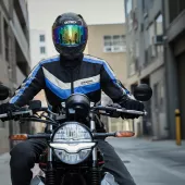 Helma na motorku XRC Illustrator green