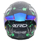 Helma na motorku XRC Illustrator green