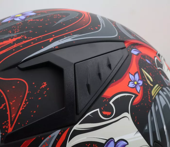 Helma na moto XRC Illustrator matt red