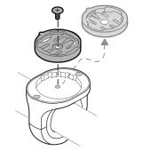 Beeline M2 Moto II Originál to v1 mount insert adapter