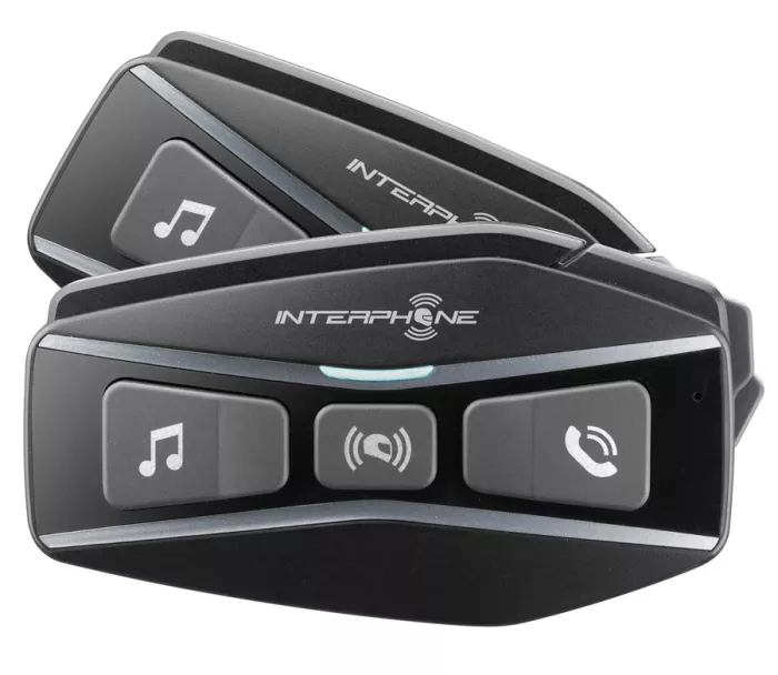Bluetooth headset pro uzavřené a otevřené přilby Interphone U-COM16, Twin Pack