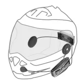 Bluetooth headset pro uzavřené a otevřené přilby Interphone U-COM16, Twin Pack