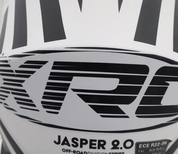 Dětská motokrosová helma XRC MX Jasper Youth 2.0 black/white