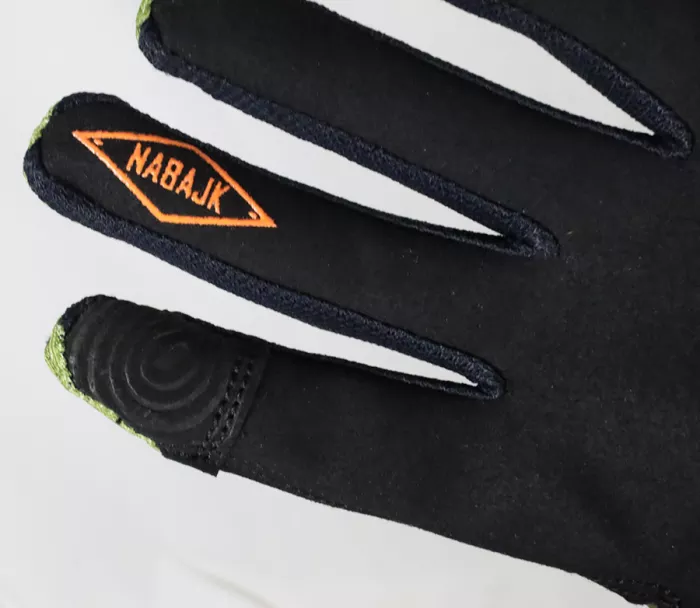 Dětské rukavice Nabajk Jesteed khaki/black/orange