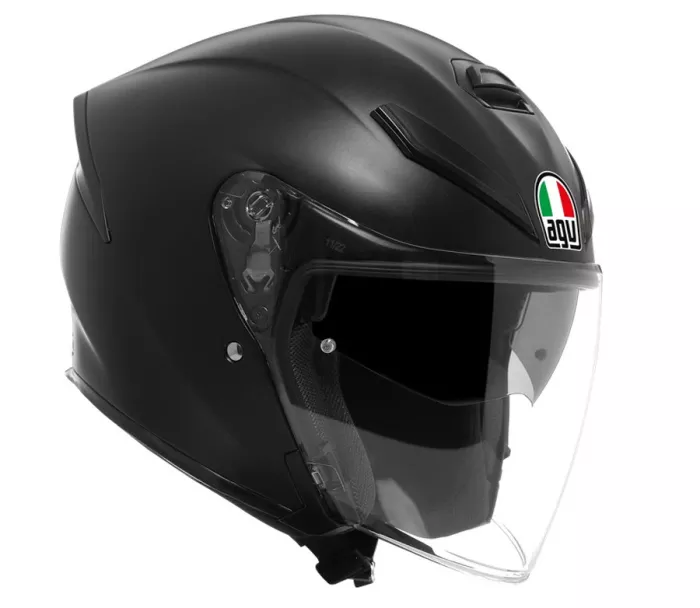 Otevřená helma AGV K5 JET EVO ECE 22.06 MONO MATT BLACK