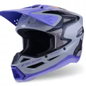 Helma na motokros 2026 Alpinestars Jettson SM3 grey/purple/black