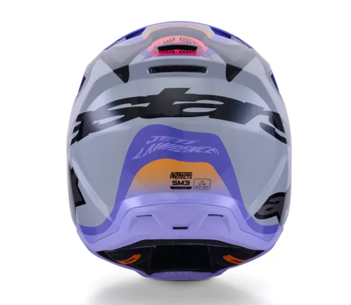 Helma na motokros 2026 Alpinestars Jettson SM3 grey/purple/black