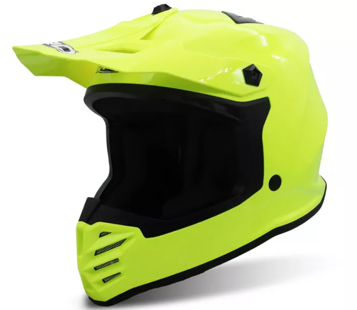 Dětská motokrosová helma XRC Jimmy 2.0 yellow fluo