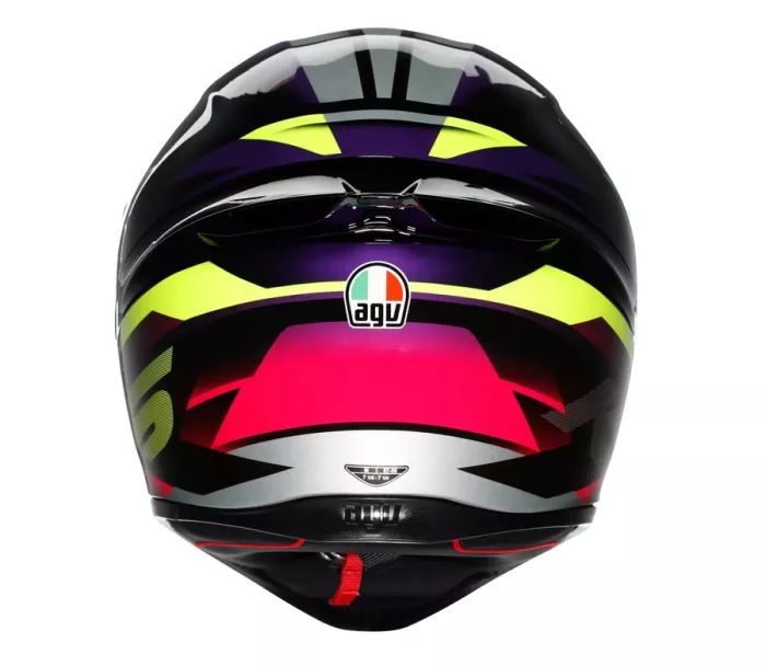 Helma na motorku AGV K1S E2206 FASTLAP BLACK/PURPLE/PINK