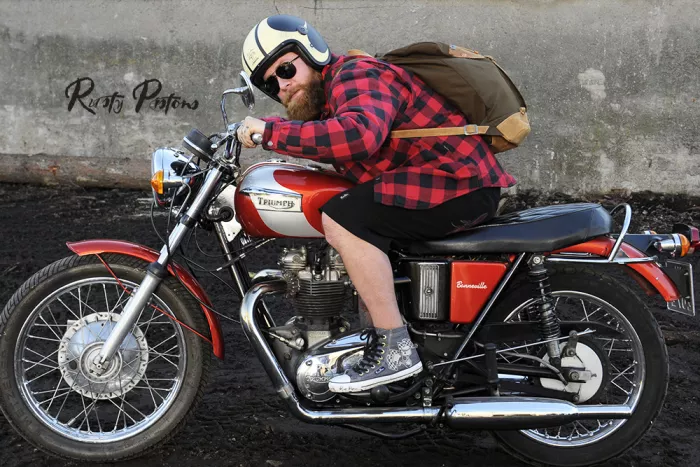 Kevlarová košile Rusty Pistons RPSWM46 Rixby red/black