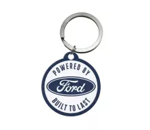 Retro klíčenka kulatá Ford - Built to last