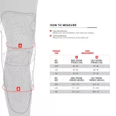 Kolenní protektor 2026 Alpinestars SX-1 Plasma black/red/cool grey