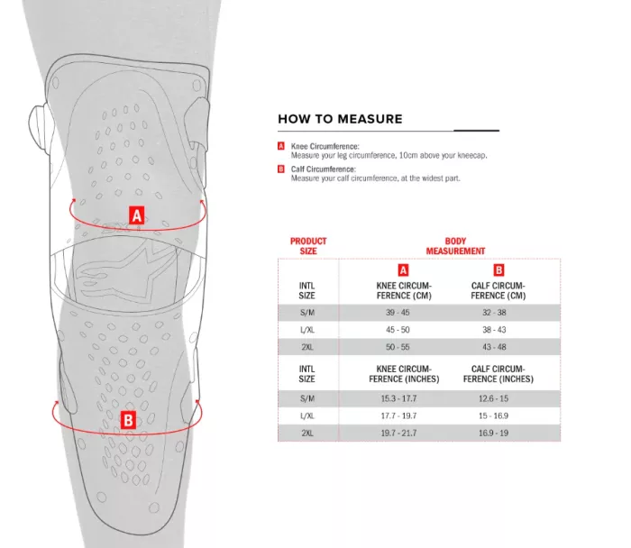 Kolenní protektor 2026 Alpinestars SX-1 Plasma black/red/cool grey