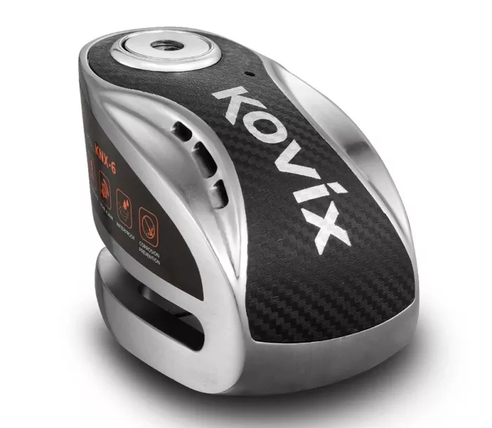 Kotoučový zámek na moto s alarmem Kovix KNX6-BM