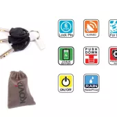 Kotoučový zámek na moto Kovix KD6-FG zelený