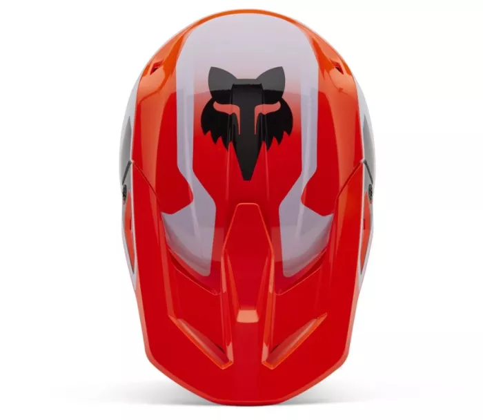 Motokrosová helma Fox V1 Lean Helmet Fluorescent Orange