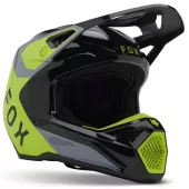 Motokrosová helma Fox V1 Lean Helmet Grey/Yellow