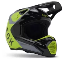 Motokrosová helma Fox V1 Lean Helmet Grey/Yellow