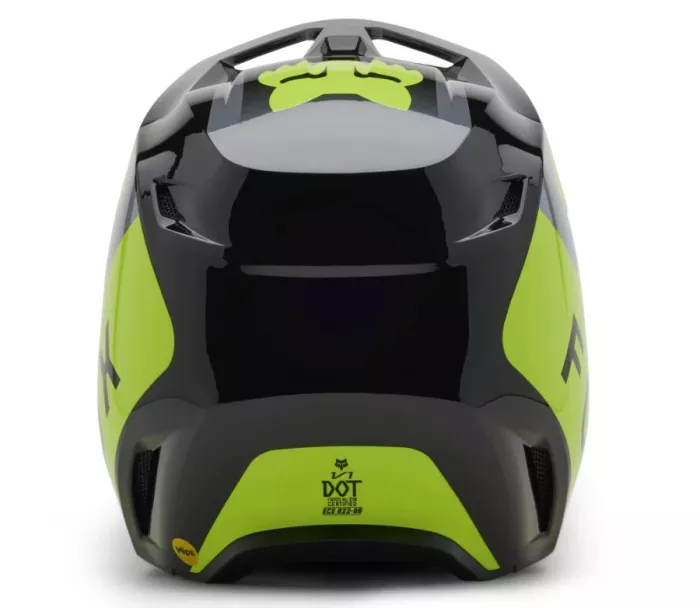 Motokrosová helma Fox V1 Lean Helmet Grey/Yellow