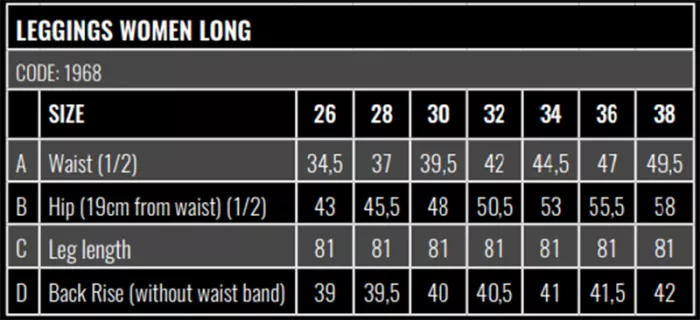 Dámské prodloužené legíny na motorku Trilobite Leggings long black