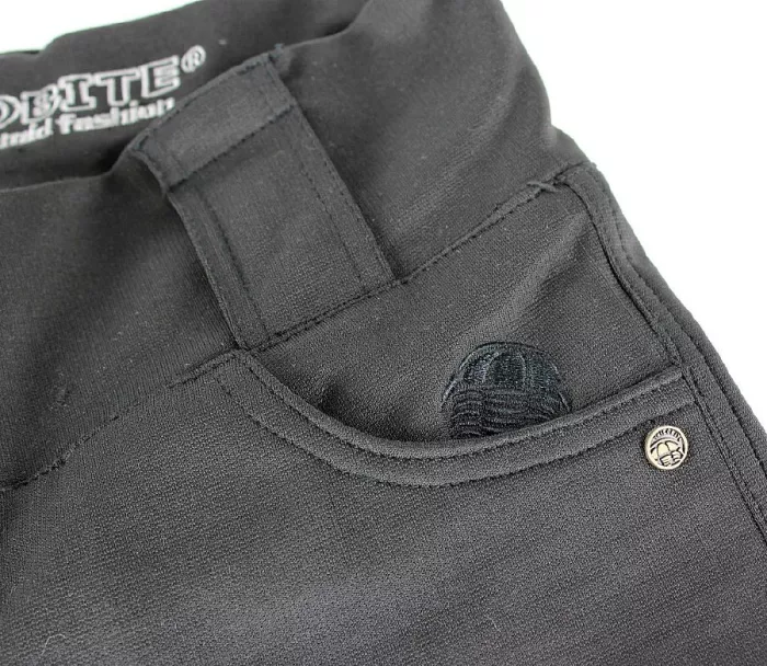 Dámské prodloužené legíny na motorku Trilobite Leggings long black