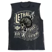 Tílko Lethal Threat Ride the Lightning black