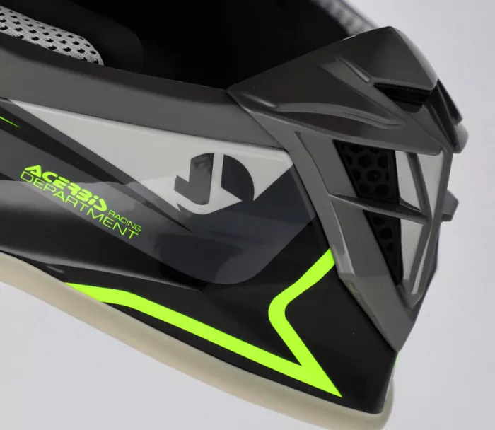 Motokrosová helma Acerbis Linear 22-06 black/fluo yellow