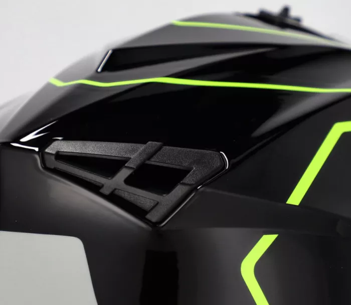 Motokrosová helma Acerbis Linear 22-06 black/fluo yellow