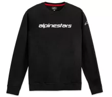 Mikina 2025 Alpinestars Linear Crew V3 black/white
