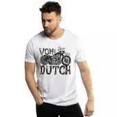 Tričko Von Dutch Logo 3 white