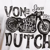 Tričko Von Dutch Logo 3 white