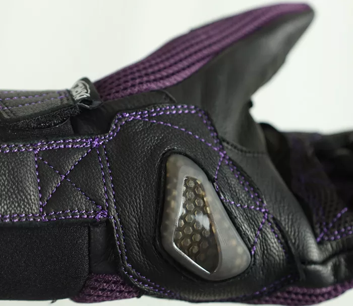 Dámské rukavice na moto XRC LOIRIES purple