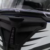 Helma na moto XRC Loomis wht/blk/blue/fluo