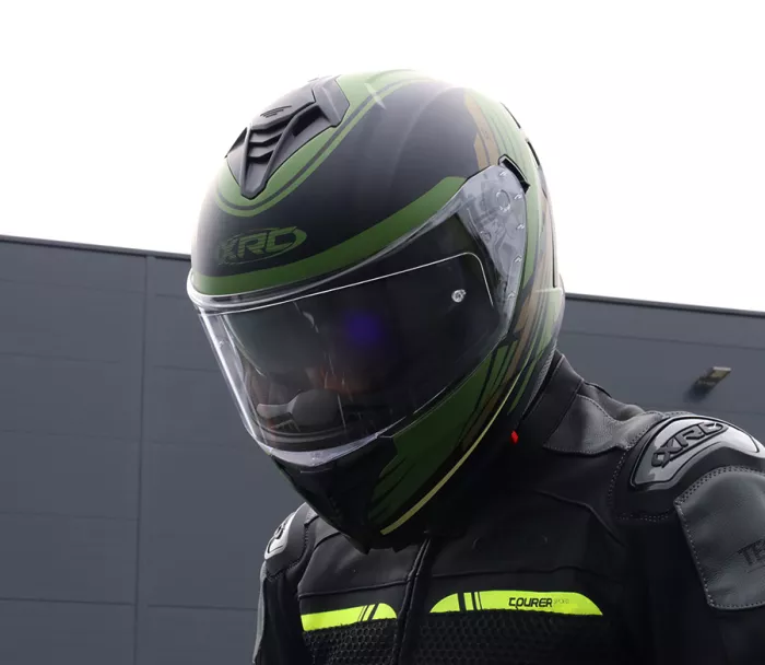 Integrální helma XRC Loomis khaki/blk/brown/beige