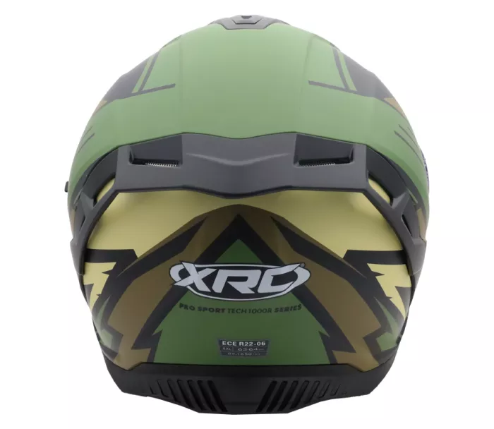 Integrální helma XRC Loomis khaki/blk/brown/beige