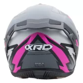 Helma na motorku XRC Loomis blk/grey/light grey/pink