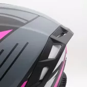 Helma na motorku XRC Loomis blk/grey/light grey/pink