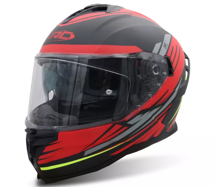 Helma na moto XRC Loomis red/blk/grey/yellow