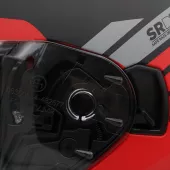 Helma na moto XRC Loomis red/blk/grey/yellow