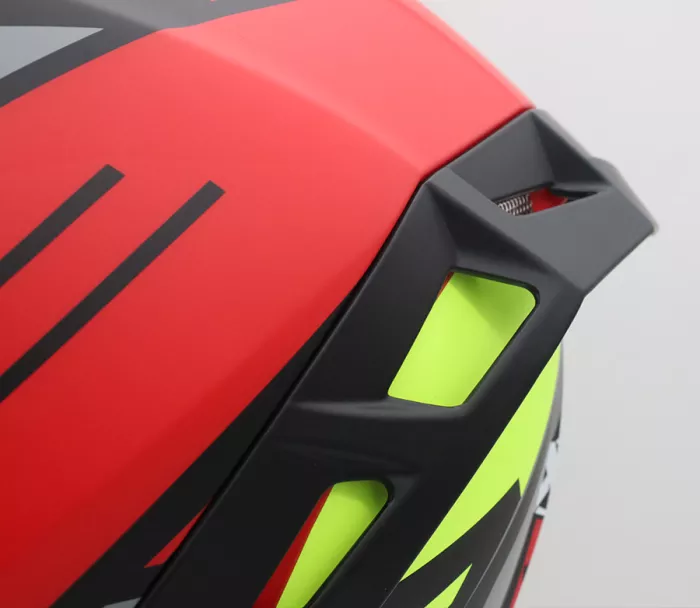 Helma na moto XRC Loomis red/blk/grey/yellow