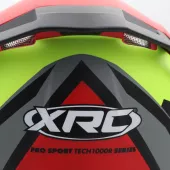 Helma na moto XRC Loomis red/blk/grey/yellow