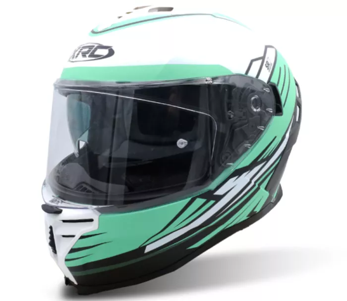 Integrální helma XRC Loomis blk/trqs/dark green/wht