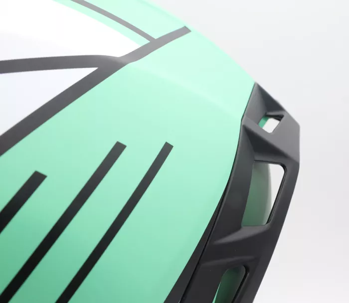 Integrální helma XRC Loomis blk/trqs/dark green/wht