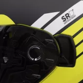 Motocyklová helma XRC Loomis blk/wht/grey/fluo