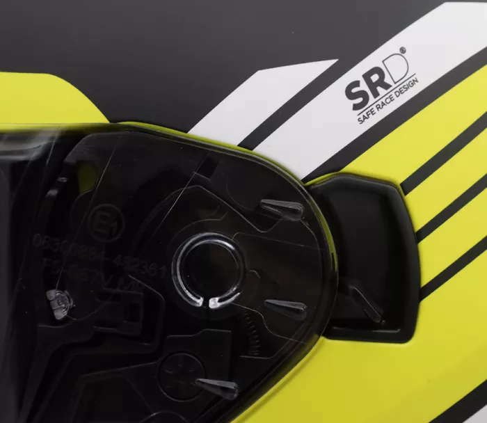 Motocyklová helma XRC Loomis blk/wht/grey/fluo