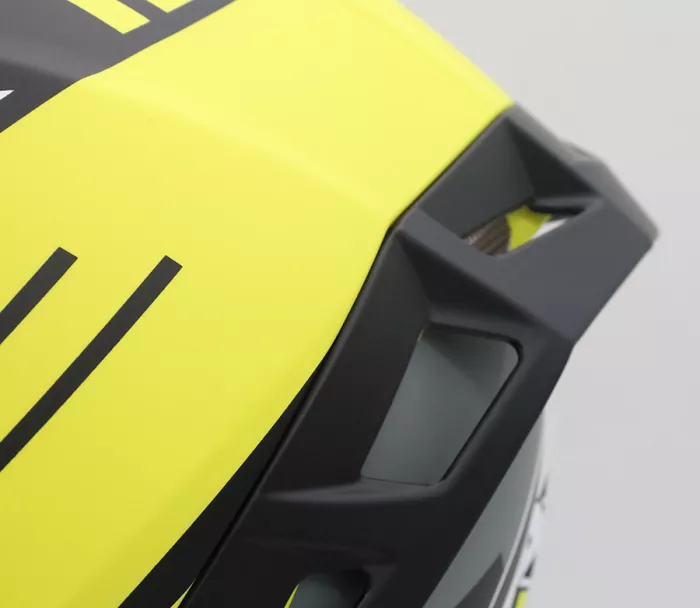 Motocyklová helma XRC Loomis blk/wht/grey/fluo