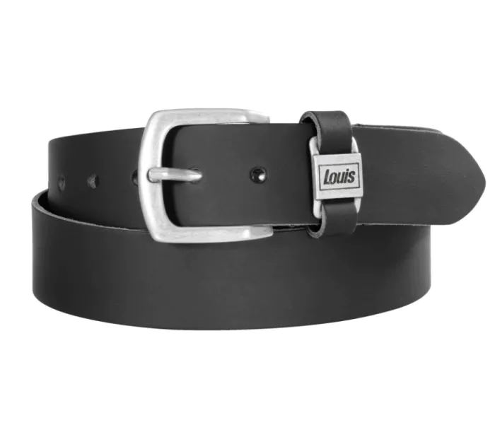 Louis kožený pásek black