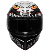 Integrální helma AGV K1 S E2206 LYZARD MATT BLACK/GREY/RED