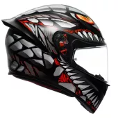 Integrální helma AGV K1 S E2206 LYZARD MATT BLACK/GREY/RED