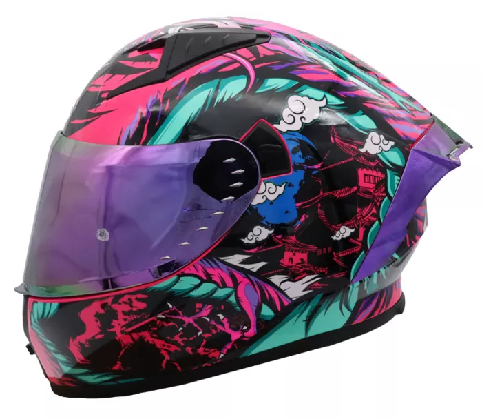 Helma na moto XRC Macudo pink